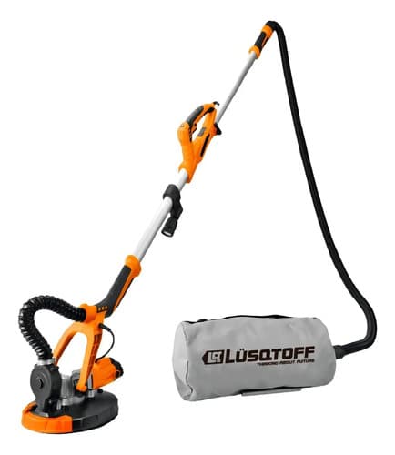 Lijadora Aspiradora Yeso Pared Techo Con Bolsa Lusqtoff Color Naranja Frecuencia 50 Hz