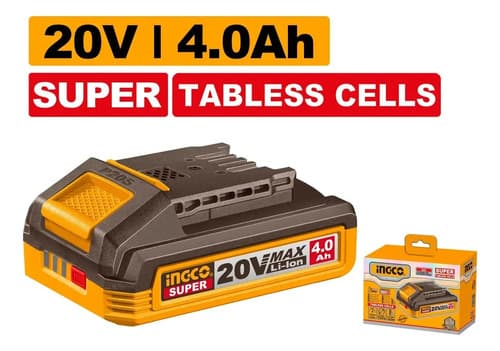 Batería Litio Ingco 20v 4.0ah Super Celda Para Herramientas