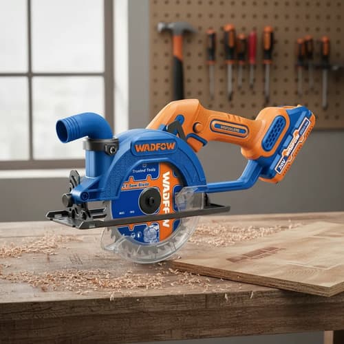 Sierra Circular 20v A Bateria Sin Bat Nicarg Wadfow Csli1801 Azul