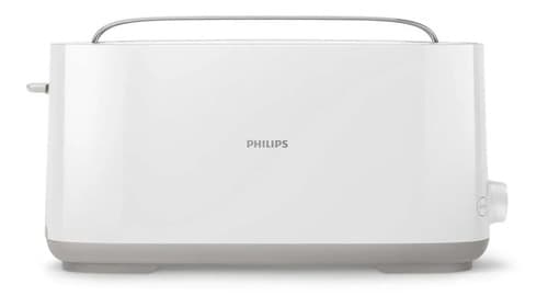 Philips Hd2590/00 Tostadora Pan Frances Y Lactal 7 Niveles Color Blanco
