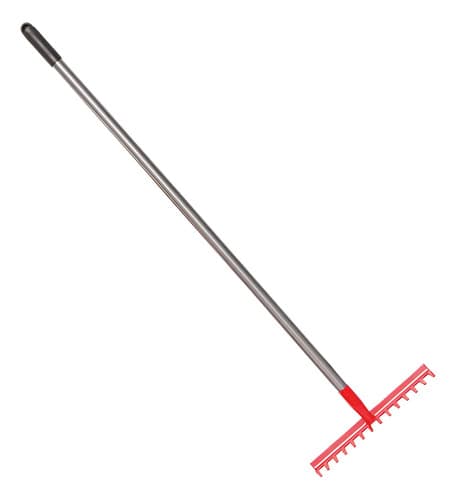 Rastrillo De Jardin Equus 14 Dientes Mango De Fibra Rojo