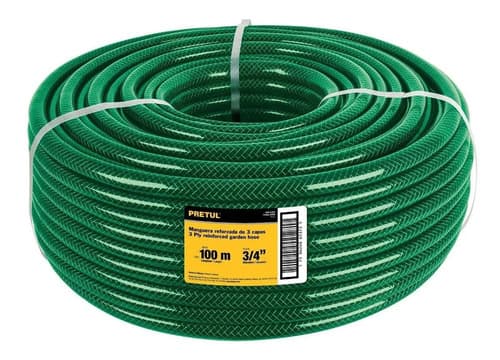 Manguera 3 Capas 5/8'' Pretul 20598 Verde Oscuro Verde Oscuro