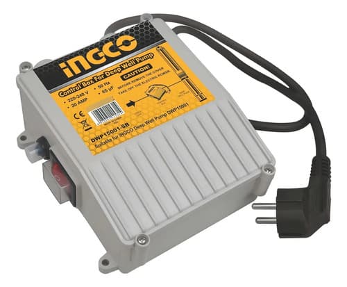 Controlador Ingco Dwp15001-sb Para Bomba De Pozo Sumergible 1500w
