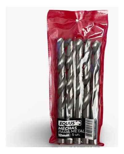 Set 5 Mechas Para Metal 12mm Equus