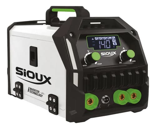 Soldadora Sioux Sinérgica Inverter Mig Electrodo 140amp G P Blanco