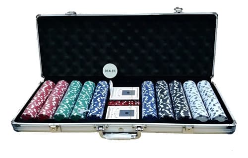 Maletin Con 500 Fichas De Poker