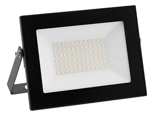 Foco Reflector Para Exterior / Interior Led 50w Lampara Luz Negro Blanco Frío