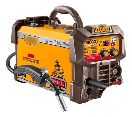 Soldadora Inverter Fcaw Mig/mma 130a 220-240v Ingco Fc13018 Naranja