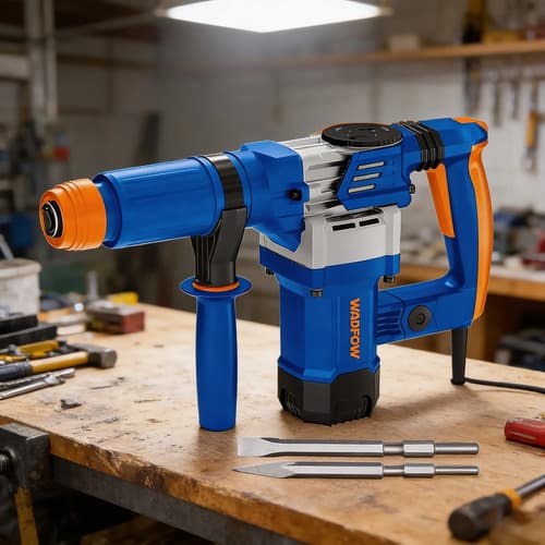 Martillo Demoledor 1300w 15j Wadfow Wdb1d45 Azul