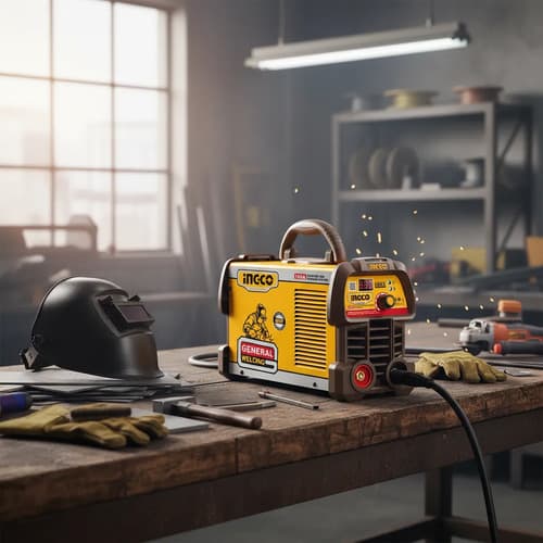 Soldadora Inverter Ingco Corriente De Salida 240v 160a Amarillo