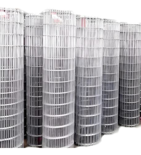Alambrado Acero Galvanizado Malla 1.2m X 30m Rollo Plateado