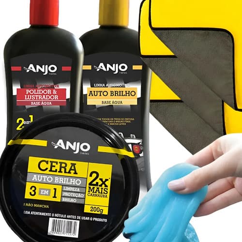 Pulido Kit 3 Pasos A Mano 7 Artículos /cera Autos Vara