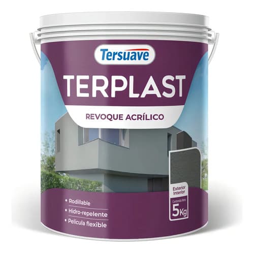 Terplast Revestimiento Texturado Para Rodillo 5kg Color Blanco