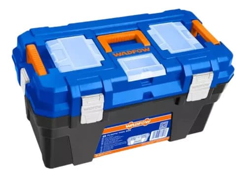 Caja De Herramientas Wadfow Wtb3324 De Plástico 33cm X 61cm X 31cm Azul