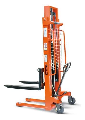 Apilador Transpaleta Manual 2000kg 1.6m Equus Rojo