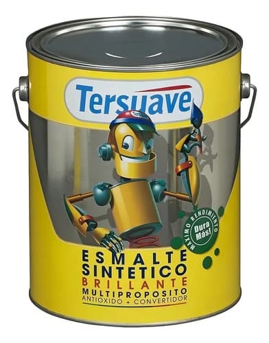 Esmalte Sintético 1l Tersuave Brillante Anticorrosivo Color Traful Interior Exterior