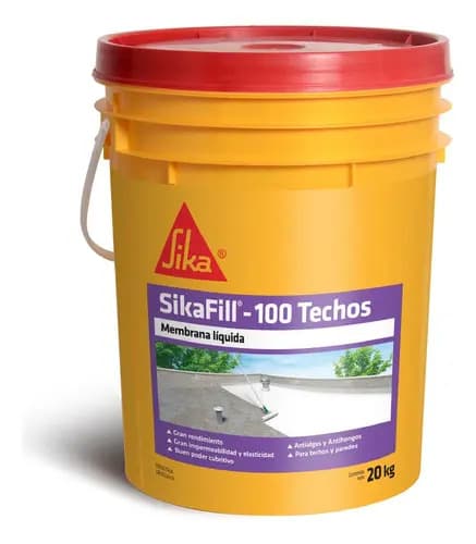 Membrana Líquida Sika Sikafill - 100 Techos 20kg - Gris Gris Mate