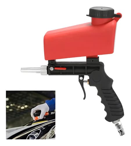Pistola Neumática Para Arenado Con Capacidad De 0.6 L