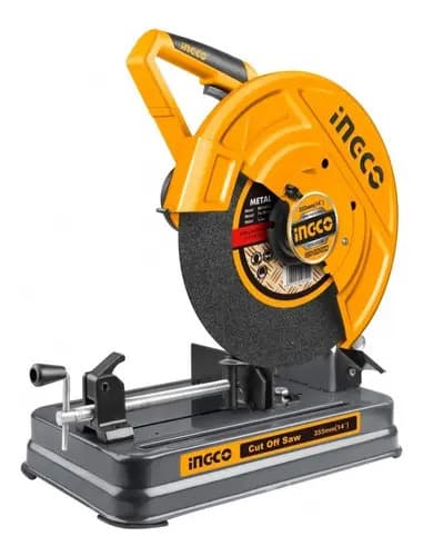 Tronzadora Industrial 2350 Watts 14 Pulgadas Ingco Color Naranja Amarillo
