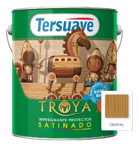 Impregnante Tersuave Troya Protector Para Maderas Satinado X 500 Ml Color Cristal