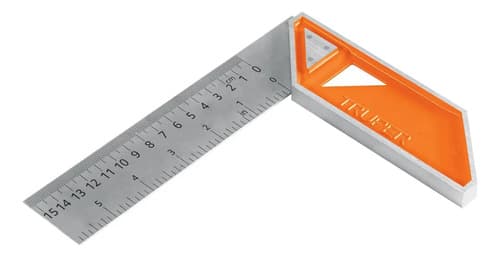 Escuadra Profesional Para Carpintero Acero 6´ Angular 14370 Color Plateado