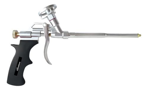 Pistola Aplicadora De Espuma Rothoblaas Flyfoam Ergonómica Para Poliuretano Negra