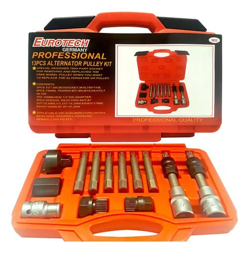 Extractor Polea Alternador - Kit X13 | Eurotech