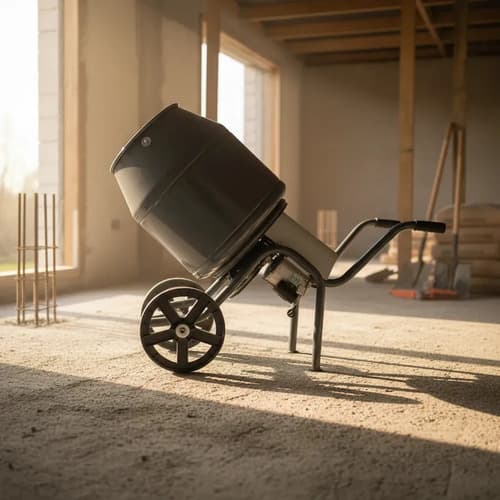 Hormigonera Eléctrica Mezcladora De 130lts 0.75hp Goldex