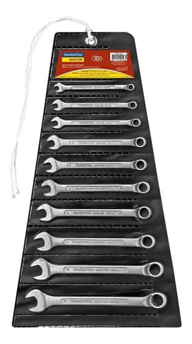 Juego De Llaves Combinadas Tramontina Special Steel De 10 Piezas Plata