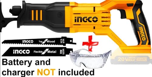 Sierra Sable 20v Bateria Litio Ingco Crsli1151 -smf