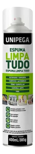 Limpiador En Espuma Limpia Todo Unipega 400ml