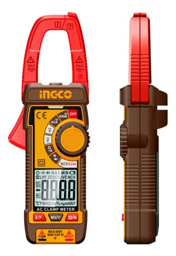 Pinza Amperimétrica Digital Ingco Dcm62002 4a