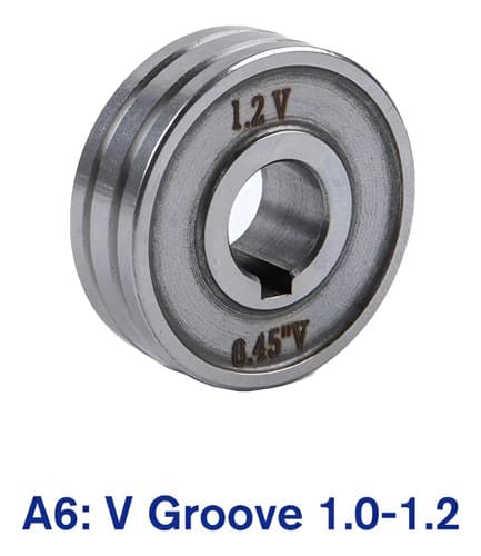 Rodillo Guía De Alambre Mig Para Soldadura Color 1.0-1.2mm/v Groove