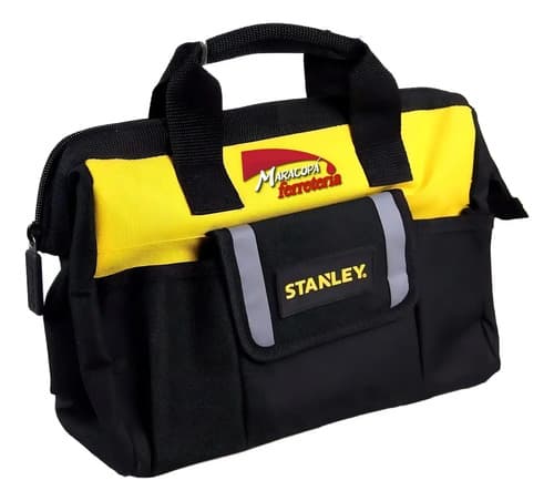 Bolso Para Herramientas 12'' 6 Bolsillos Stanley Color Negro/amarillo