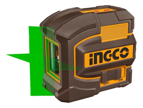 Nivel Laser Autonivelante 35mts Luz Verde 2 Líneas Ingco