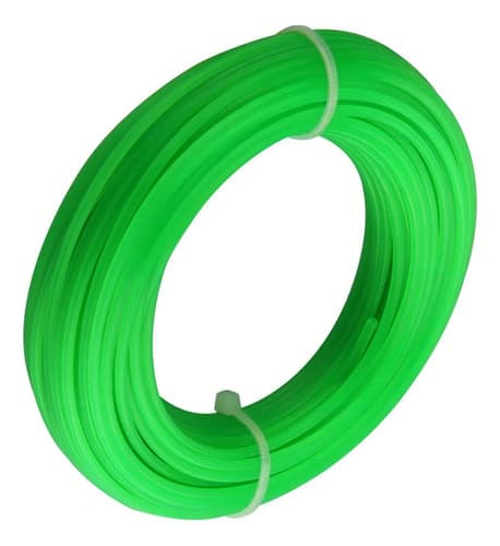 Tanza Para Bordeadora 2.0mm X 15 Metros Tolsen De Nylon -sc- Color Verde