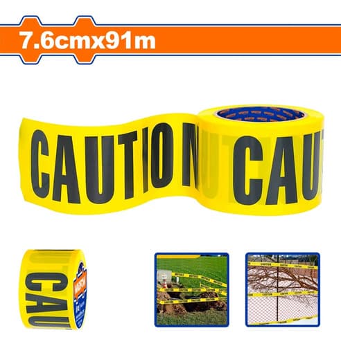 Cinta Señalizacion Amarilla Cauti 7.6cm X 91m Wadfow Amarillo Caution