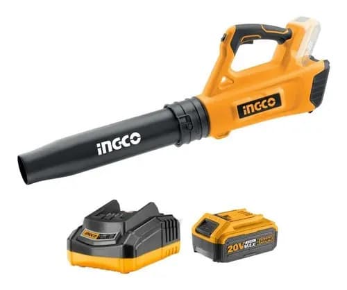 Sopladora De Batería Ingco Cabli2002 20v Con Bat Y Cargador