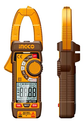 Pinza Amperimétrica Digital Ingco Dcm62001 400a