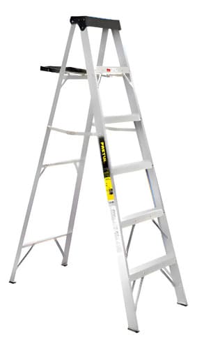 Escalera De Aluminio Tijera Pretul Est-35p Gris