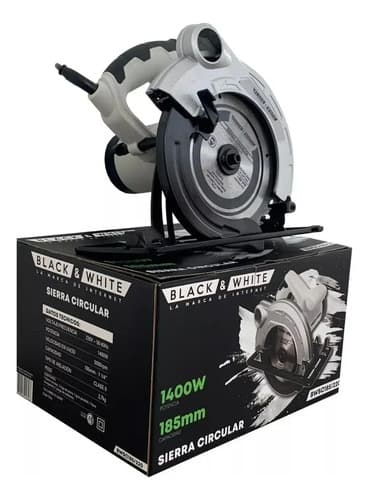 Sierra Circular 1400w, 185mm, Incluye Disco