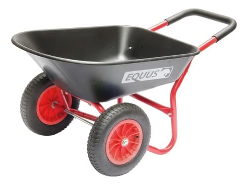 Carretilla Equus 80 Litros 2 Ruedas Tolva Plastica
