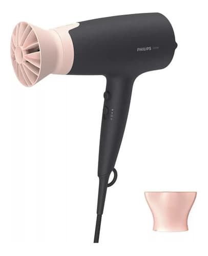 Secador De Pelo Philips3000 Series Bhd350/10 Negro Y Rosa Ne Negro/rosa