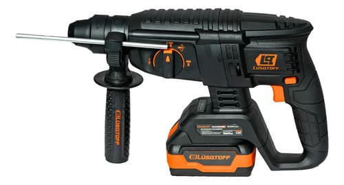 Rotomartillo Inalámbrico 18v Lusqtoff Rml4000-9bk 2 Baterías Negro 50