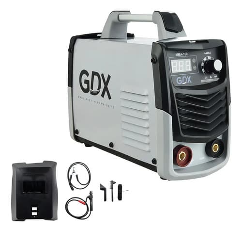 Soldadora Inverter Mma Gdx 160a Monofásica Con Accesorios Gris