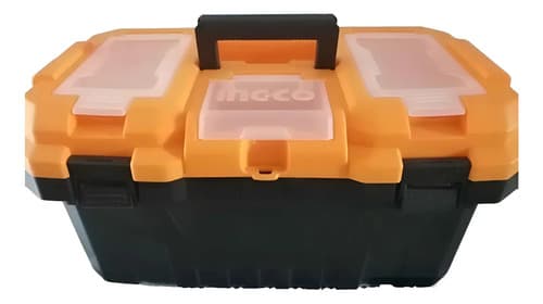 Caja Herramientas Ingco 20 , Broche Plastico Anaranjado