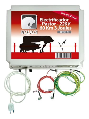 Electrificador Pastor Equus 60 Km 3 Joule