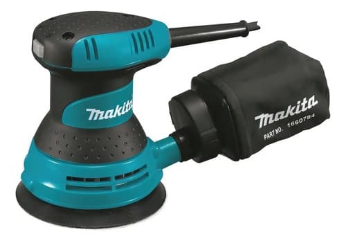 Lijadora Profesional Roto Orbital Makita Bo5030 Con Sistema Velcro Azul 300w