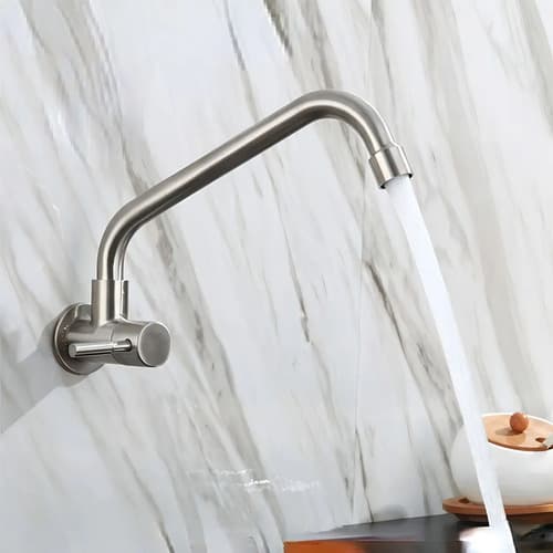 Canilla Grifo Acero Inox Alimentacion Simple - Agua Fria