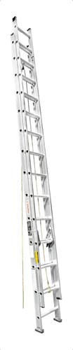 Escalera Aluminio Extensible 28 Pasos Capacidad 150kg Truper Plateado